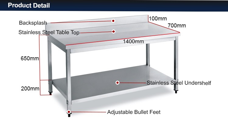 Stainless Steel Assembly Processing Table